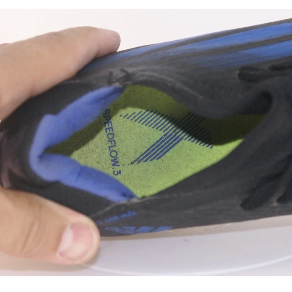Adidas X Speedflow.3 FG Mens Soccer Cleats Black Blue FY3296 Size 9